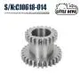 CJ0618-0-16 La Accessories Metal Double Gear Pulley Cross-bridge Tool Exchange Gear CJ0618-0-16 La Accessories Metal Double Gear Pulley Cross-bridge Tool Exchange Gear