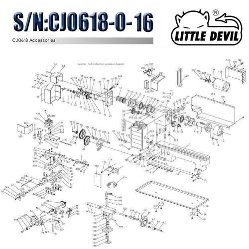 CJ0618-0-16 La Accessories Metal Double Gear Pulley Cross-bridge Tool Exchange Gear CJ0618-0-16 La Accessories Metal Double Gear Pulley Cross-bridge Tool Exchange Gear