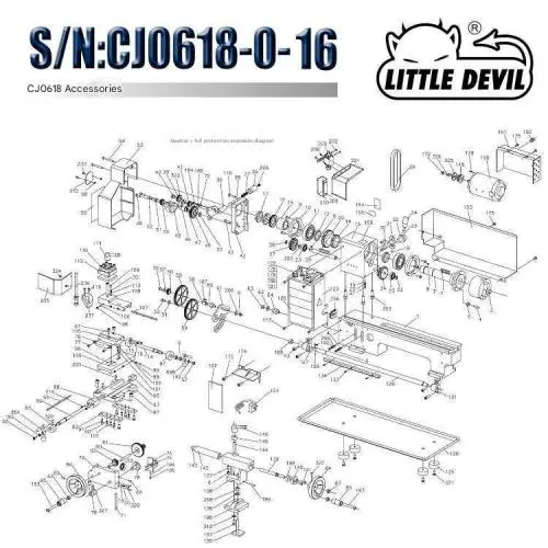 CJ0618-0-16 La Accessories Metal Double Gear Pulley Cross-bridge Tool Exchange Gear CJ0618-0-16 La Accessories Metal Double Gear Pulley Cross-bridge Tool Exchange Gear