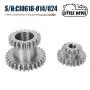 CJ0618-0-16 La Accessories Metal Double Gear Pulley Cross-bridge Tool Exchange Gear CJ0618-0-16 La Accessories Metal Double Gear Pulley Cross-bridge Tool Exchange Gear
