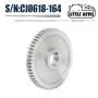 CJ0618-0-16 La Accessories Metal Double Gear Pulley Cross-bridge Tool Exchange Gear CJ0618-0-16 La Accessories Metal Double Gear Pulley Cross-bridge Tool Exchange Gear