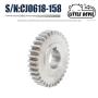 CJ0618-0-16 La Accessories Metal Double Gear Pulley Cross-bridge Tool Exchange Gear CJ0618-0-16 La Accessories Metal Double Gear Pulley Cross-bridge Tool Exchange Gear