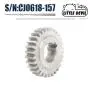 CJ0618-0-16 La Accessories Metal Double Gear Pulley Cross-bridge Tool Exchange Gear CJ0618-0-16 La Accessories Metal Double Gear Pulley Cross-bridge Tool Exchange Gear