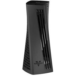 Vornado HELIX1 Personal Tower Fan with 3 Speed Settings, Touch Controls, Small Footprint, Black