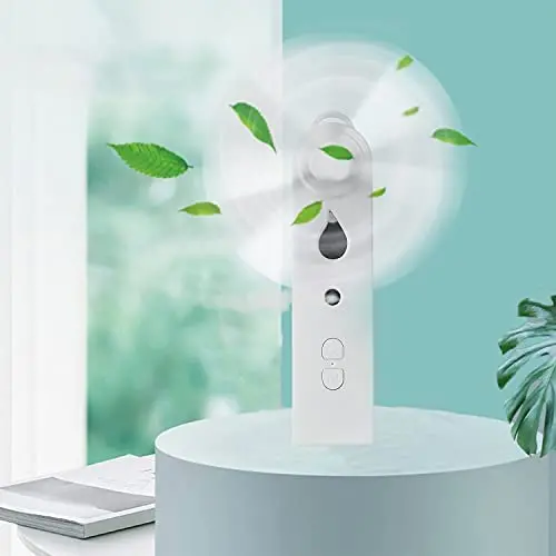 Orapink Mini Handheld Fan USB Misting Fan Rechargeable Portable Pocket Desk Fans Mini Water Spray Hydrating Fan for Office,Home,School,Camping,Outdoor,Travel (2 Speeds) Orapink Mini Handheld Fan USB Misting Fan Rechargeable Portable Pocket Desk Fans Mini Water Spray Hydrating Fan for Office,Home,School,Camping,Outdoor,Travel (2 Speeds)