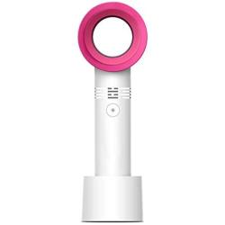 Fantexy Portable USB Rechargeable Creative Mini Fan, Eyelash Fan Dryer Bladeless Handheld Fan for Eyelash Extension, Small Air Conditioning Blower Fan for Eyelash Extension(White)