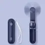 JISULIFE Pocket Handheld Fan, Mini Portable Hand Fan, Battery Operated 14-21 Working hours, USB Rechargeable Foldable Fan, Quiet Personal Fan with Power Bank, Flashlight for Indoor, Outdoor - Blue JISULIFE Pocket Handheld Fan, Mini Portable Hand Fan, Battery Operated 14-21 Working hours, USB Rechargeable Foldable Fan, Quiet Personal Fan with Power Bank, Flashlight for Indoor, Outdoor - Blue