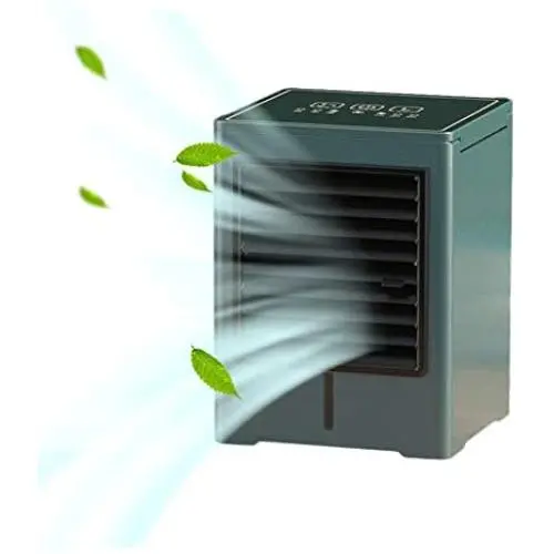 Mini Air Conditioner Portable Fan for Small Room, Cold Wind Personal USB Air Cooler Evaporative Conditioner with 3 Wind Speeds Cooling Fan (Blue) Mini Air Conditioner Portable Fan for Small Room, Cold Wind Personal USB Air Cooler Evaporative Conditioner with 3 Wind Speeds Cooling Fan (Blue)