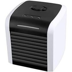 Fusiontec Portable Air Conditioner, USB Mini Air Conditioner Cooling, Evaporative Air Conditioner Fan, Personal Air Cooler for Home Office and Room