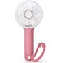 Small Handheld Fan, Portable USB Rechargeable Fan, Personal Fan with 3 Speeds Air Flow, Battery Operated Mini Fan for Outdoor, Indoor, Travel, Office