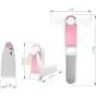 WINDFIRE Mini Fan Handheld Portable Pocket Travel Folding Fan Powerful USB Rechargeable Small Personal Fan for Travelling,Camping,Office(Pink)