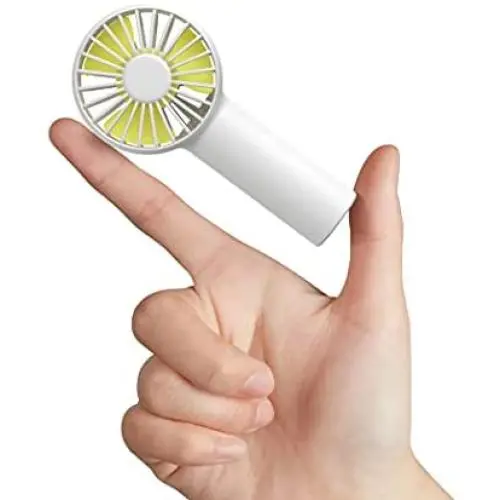 JISULIFE Mini Fan Battery Operated Handheld Fan with 2000 mAh Battery or USB Powered Personal Mini Fan,3 Speeds,Enhanced Airflow, Rechargeable Quiet Pocket Fan for Home,Outdoor-White JISULIFE Mini Fan Battery Operated Handheld Fan with 2000 mAh Battery or USB Powered Personal Mini Fan,3 Speeds,Enhanced Airflow, Rechargeable Quiet Pocket Fan for Home,Outdoor-White