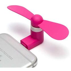 Cell Phone Fan, Portable Rotating Cooling Iphone Fan，Mini Fan for iPhone/iPad Mobile phone Fan Summer Accessories