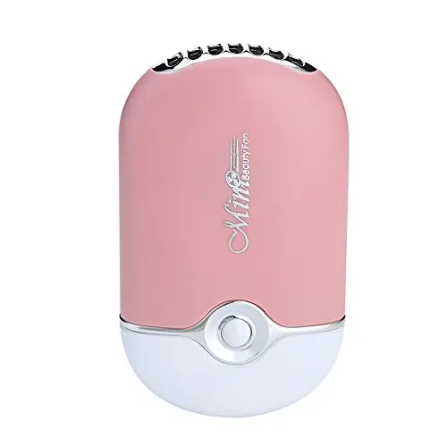FlyItem USB Mini Portable Fans Rechargeable Electric Bladeless Handheld Air Conditioning Cooling Refrigeration Fan For Eyelash (Pink) FlyItem USB Mini Portable Fans Rechargeable Electric Bladeless Handheld Air Conditioning Cooling Refrigeration Fan For Eyelash (Pink)