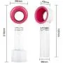 Portable USB Rechargeable Mini Fan Desktop Speed Adjustable Bladeless Fan Eyelash Fan Dryer Handheld Fan