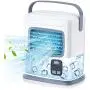 3 in 1 Portable Air Conditioner Fan for Office- Personal Mini Quiet Air Cooler, Evaporative Cooling Humidifier, USB & Batteries, 12h Timer, Adjustable Angles w/ 2 Speeds, Ideal for Home Room Bedroom 3 in 1 Portable Air Conditioner Fan for Office- Personal Mini Quiet Air Cooler, Evaporative Cooling Humidifier, USB & Batteries, 12h Timer, Adjustable Angles w/ 2 Speeds, Ideal for Home Room Bedroom
