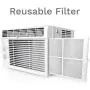 hOmeLabs 5000 BTU Window Mounted Air Conditioner - 7-Speed Window AC Unit Small Quiet Mechanical Controls 2 Cool and Fan Settings with Installation Kit Leaf Guards Washable Filter - Indoor Room AC hOmeLabs 5000 BTU Window Mounted Air Conditioner - 7-Speed Window AC Unit Small Quiet Mechanical Controls 2 Cool and Fan Settings with Installation Kit Leaf Guards Washable Filter - Indoor Room AC