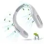 BEJARM 2021 Upgraded Quiet Neck Fan ,Personal Fans for Your Neck, Bladeless Neck Fan Portable Rechargable Prime White, Wearable Mini USB Fan, Outdoor Battery Operated Fan with 3 Level Air Flow