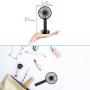 Handheld Mini Fan Portable Rechargeable Fan Battery Operated Yoroshi 3 Adjustable Speed Hand Held Fan, Removable Base Desk Fan for Home Office Indoor Outdoor Travel