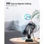 Gaiatop USB Desk Fan, Small but Powerful, Portable Quiet 3 Speeds Wind Desktop Personal Fan, Dual 360° Adjustment Mini Fan for Better Cooling Home Bedroom Office Car Outdoor(Black Blue)