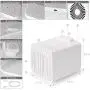 Portable Air Conditioner Fan Personal Air Conditioner Mini Air Cooler with 2 Ice Crystal Boxes Portable Air Conditioner with 3 Speed Adjustable Personal Air Cooler Fan with LED light for Home, Bedroom, Room, Office, Dorm, Car