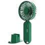 Viinffu Handheld Fan, Portable Personal Fan with Adjustable 3 Speeds, 4000mAh Battery Operated Last for 10 hours, Desk USB Mini Cooling Fan for Outdoor, Indoor, Dark Green