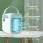 Portable Air Conditioner, Anti Leak Personal Mini Air Conditioner Fan, Rechargeable Quiet USB Evaporative Mini Air Conditioner Fan with 3 Speeds, Air Cooler for Small Room/Bedroom/Office/Dorm/Camping