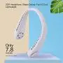 Gootopal Portable Neck Fan, Rechargeable, Hands Free Bladeless Personal Fan, Mini Fan, Hanging Fan, USB Rechargeable Battery, Wearable Leafless Fan White Gootopal Portable Neck Fan, Rechargeable, Hands Free Bladeless Personal Fan, Mini Fan, Hanging Fan, USB Rechargeable Battery, Wearable Leafless Fan White