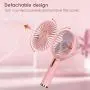 Portable Mini Fan,Caslon Handheld Rechargeable USB Fan with 3-Stage Air Volume Adjustment ,Desktop / Handheld Fan Heat for Office ,Outdoor