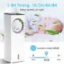 3-IN-1 Evaporative Air Cooler, Portable air conditioner with 4 Mode Settings and 3 Fan Speeds, Timer, LED Display, Remote Control, Bladeless Design for Home and Office Use 3-IN-1 Evaporative Air Cooler, Portable air conditioner with 4 Mode Settings and 3 Fan Speeds, Timer, LED Display, Remote Control, Bladeless Design for Home and Office Use