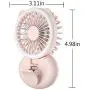 Portable Selfie Mini Handheld Fans, Battery Operated Clip on Mini Desk Fan, Portable Travel Mini Fan with LED Light Can be Clamped on the Mobile Phone to Take Photos Portable Selfie Mini Handheld Fans, Battery Operated Clip on Mini Desk Fan, Portable Travel Mini Fan with LED Light Can be Clamped on the Mobile Phone to Take Photos
