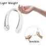 Personal Fan Neck -Portable Neck Fan Bladeless Neckband Fan,360° Cooling Neck Fan USB Rechargable Mini Fan 3-Speed Low Noise Lazy Hanging Neck Fan for Men Women Kids Summer Outdoor Indoor,White Personal Fan Neck -Portable Neck Fan Bladeless Neckband Fan,360° Cooling Neck Fan USB Rechargable Mini Fan 3-Speed Low Noise Lazy Hanging Neck Fan for Men Women Kids Summer Outdoor Indoor,White
