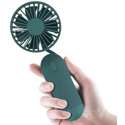 AREYCVK Hanging neck fan,Mini Portable Fan, Small Personal Handheld Table Fan with USB Rechargeable,Folding Electric Fan for Travel Outdoor sports/Office 2000/mAh Rechargeable Super Quiet, 3 Speed,360°Rotatable,Multi-purpose fan can also charge mobile pho