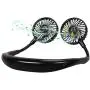 Neck Fan Wearable Personal Fans - 3 Speed Small Portable Fan with 7 LED Lights, Mini USB Neck Fans Portable Rechargeable, 360° Cooling Battery Operated Neck Fan for Sport Outdoor Table Office Black Neck Fan Wearable Personal Fans - 3 Speed Small Portable Fan with 7 LED Lights, Mini USB Neck Fans Portable Rechargeable, 360° Cooling Battery Operated Neck Fan for Sport Outdoor Table Office Black