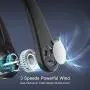 Portable Neck Fan, Wearable Personal Fan, Leafless, Rechargeable, Headphone Design, USB Powered Desk Fan,3 Speeds (Black) Portable Neck Fan, Wearable Personal Fan, Leafless, Rechargeable, Headphone Design, USB Powered Desk Fan,3 Speeds (Black)