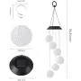 Jeopace Solar Wind Chimes,Crystal Ball Wind Chimes for Decoration Outdoor Indoor,Waterproof Wind Chime for Home/Party/Yard/Garden Decoration,Gifts for Mom,Wife, Grandma,Christmas(Crystal Ball) Jeopace Solar Wind Chimes,Crystal Ball Wind Chimes for Decoration Outdoor Indoor,Waterproof Wind Chime for Home/Party/Yard/Garden Decoration,Gifts for Mom,Wife, Grandma,Christmas(Crystal Ball)