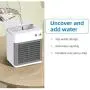 Portable Air Conditioner, Quiet USB Air Cooler with 3-Speed, Rechargeable Mini Air Conditioner with LED Light, Desktop Water Cooling Fan for Small Room/Office/Dorm/Bedroom Portable Air Conditioner, Quiet USB Air Cooler with 3-Speed, Rechargeable Mini Air Conditioner with LED Light, Desktop Water Cooling Fan for Small Room/Office/Dorm/Bedroom