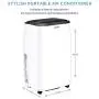Airo Comfort Portable Air Conditioner 8,000BTU – 5,000 SACC Quiet Air Conditioning Machine Cools Up to 200 Square Feet Room LED Display Auto and Dehumidifier Mode with Remote Control Airo Comfort Portable Air Conditioner 8,000BTU – 5,000 SACC Quiet Air Conditioning Machine Cools Up to 200 Square Feet Room LED Display Auto and Dehumidifier Mode with Remote Control