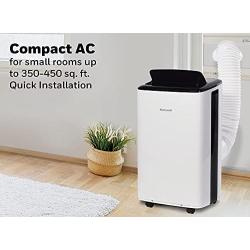 Honeywell Smart WiFi Portable Air Conditioner & Dehumidifier with Alexa Voice Control, Cools Rooms Up to 450 Sq. Ft, Includes Drain Pan & Insulation Tape, HF0CESVWK6