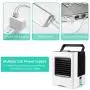 Portable Air Conditioner, Rechargeable Evaporative Air Cooler - 3 in 1 Mini USB Air Conditioner Fan, Sterilizer, Humidifier, Desktop Cooling Fan with 3 Speeds for Home Room Office