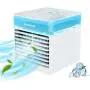 Portable Air Conditioner Fan, AUSHEN Personal Air Cooler Mini Air Conditioner with 3 Speeds, 7 Color LED Light, Desktop Table Cooling Fan Evaporative Air Cooler for Home Bedroom Office Portable Air Conditioner Fan, AUSHEN Personal Air Cooler Mini Air Conditioner with 3 Speeds, 7 Color LED Light, Desktop Table Cooling Fan Evaporative Air Cooler for Home Bedroom Office