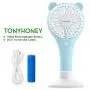 Tonyhoney Mini Handheld Portable Fan Hand Held Personal Fan Rechargeable Battery Operated Powered Cooling Desktop Electric Fan, 2000mAh Battery 2 Modes for Home Office Travel Outdoor (Blue) Tonyhoney Mini Handheld Portable Fan Hand Held Personal Fan Rechargeable Battery Operated Powered Cooling Desktop Electric Fan, 2000mAh Battery 2 Modes for Home Office Travel Outdoor (Blue)