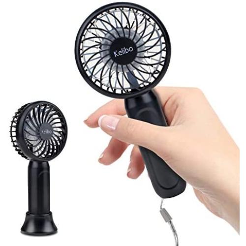 Kelibo Mini Handheld Fan, Small USB Personal Portable Desk Fan Mini Pocket Table Fan with USB Rechargeable, Electric Fan for Household Office Traveling Outdoor …