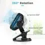 Clip on Fan, OCDAY Mini Portable Fan, Small Desk Fan Stroller Fan with 3 Speeds 360°Rotation, USB/ Battery Operated Fan, Rechargeable Bed Fan, Quiet Personal Fan for Gym Office Kitchen Car Camping Clip on Fan, OCDAY Mini Portable Fan, Small Desk Fan Stroller Fan with 3 Speeds 360°Rotation, USB/ Battery Operated Fan, Rechargeable Bed Fan, Quiet Personal Fan for Gym Office Kitchen Car Camping