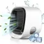 Air Cooler, Evaporative Air Cooler& Portable Air Conditioner/Humidifier, 2021 Mini Air Conditioner Noiselessness with USB Charge, 3 Adjustable Speeds with LED Lighting for Room Home Office (M) Air Cooler, Evaporative Air Cooler& Portable Air Conditioner/Humidifier, 2021 Mini Air Conditioner Noiselessness with USB Charge, 3 Adjustable Speeds with LED Lighting for Room Home Office (M)