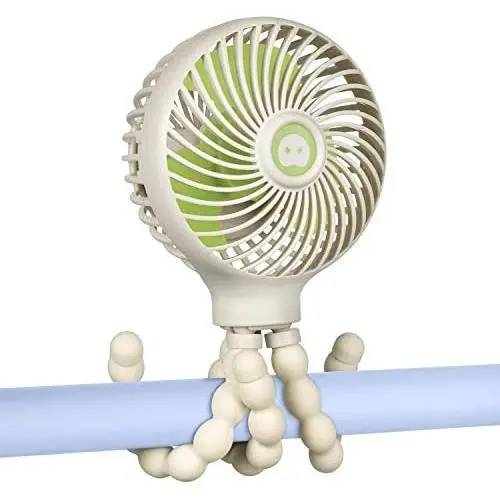 HomeLifairy Stroller Fan 2600mAh Battery Fan Clip On Fan Rechargeable Handheld Personal Portable Fan Car Seat Fan for Baby Small Desk USB Mini Fan for Stroller Accessories Crib Car Rides (White) HomeLifairy Stroller Fan 2600mAh Battery Fan Clip On Fan Rechargeable Handheld Personal Portable Fan Car Seat Fan for Baby Small Desk USB Mini Fan for Stroller Accessories Crib Car Rides (White)