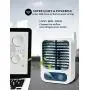 VKTEN Portable Fan, Spray Water Mist Fan, Super Quiet USB Desk Fan 3000mAh Rechargeable Personal Mister Fan with 3 Speeds, 4-15 Working Hours for Office, Travel, Outdoors, Hiking, Camping (White) VKTEN Portable Fan, Spray Water Mist Fan, Super Quiet USB Desk Fan 3000mAh Rechargeable Personal Mister Fan with 3 Speeds, 4-15 Working Hours for Office, Travel, Outdoors, Hiking, Camping (White)