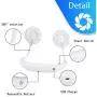 USB Rechargeable Portable Wearable Fan,Neck Fan, Hand Free Personal Fan, 360 Degree Adjustable Necklace Mini Fan for office Travel Outdoors-White USB Rechargeable Portable Wearable Fan,Neck Fan, Hand Free Personal Fan, 360 Degree Adjustable Necklace Mini Fan for office Travel Outdoors-White