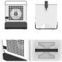 Air Cooler, Evaporative Air Cooler& Portable Air Conditioner/Humidifier Mini-negative Ion USB Air Conditioning Fan, Desktop Cooler Office Refrigeration Strong, Low Noise Design with Night Light 2021 Air Cooler, Evaporative Air Cooler& Portable Air Conditioner/Humidifier Mini-negative Ion USB Air Conditioning Fan, Desktop Cooler Office Refrigeration Strong, Low Noise Design with Night Light 2021