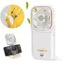 4-IN-1 Portable Neck Fan & Folding Electric Fan & 3000mAh power bank & Phone Stand, Mini Personal Handheld Fan , Small Desk Fan with USB Rechargeable Battery Operated, for Travel Office 4-IN-1 Portable Neck Fan & Folding Electric Fan & 3000mAh power bank & Phone Stand, Mini Personal Handheld Fan , Small Desk Fan with USB Rechargeable Battery Operated, for Travel Office